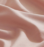 100% Vintage Washed Microfibre Fitted Sheet Set – Ultra Soft & Lightweight All-Season Fitted Sheet with 2 Pillowcases (Pink, Double Size)