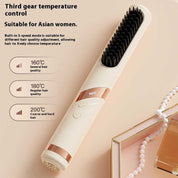 Portable Ionic Hair Brush | Straightener & Curler